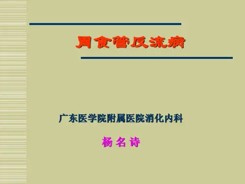 胃食管反流病