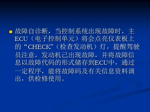汽车电控系统故障自诊断