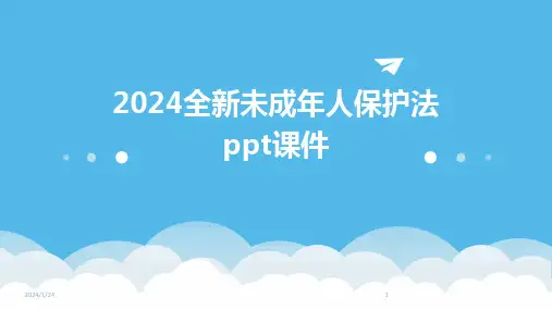 2024全新未成年人保护法ppt课件