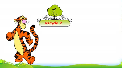 人教版PEP英语五年级上册Recycle 2-课件