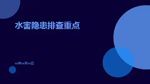 水害隐患排查重点