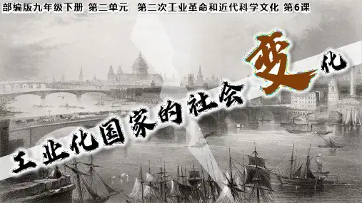 第6课 工业化国家的社会变化(课件)-【课堂无忧】新课标同步核心素养课堂