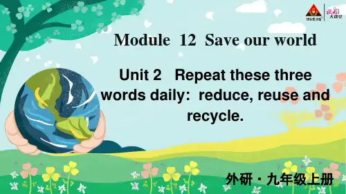 2022年外研版九年级上Module 12 Unit 2精品课件