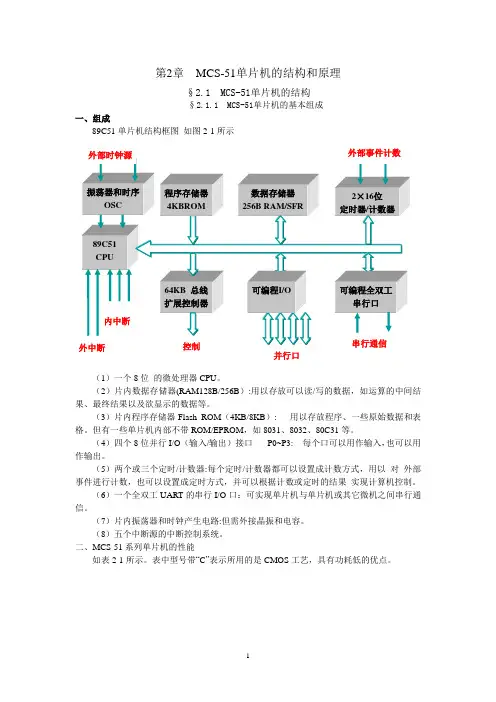 第2章 单片机原理及接口技术讲稿(第三版)-李朝青