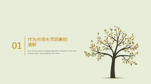 马工程教材西方经济学上册微观经济学第十一章市场失灵与微观经济政策