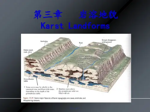 第三章 岩溶地貌ppt课件