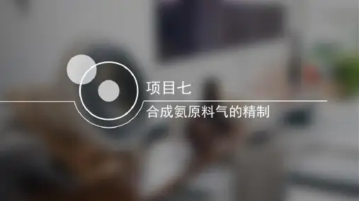 合成氨原料气的精制