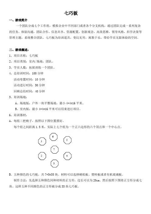 七巧板操作手册