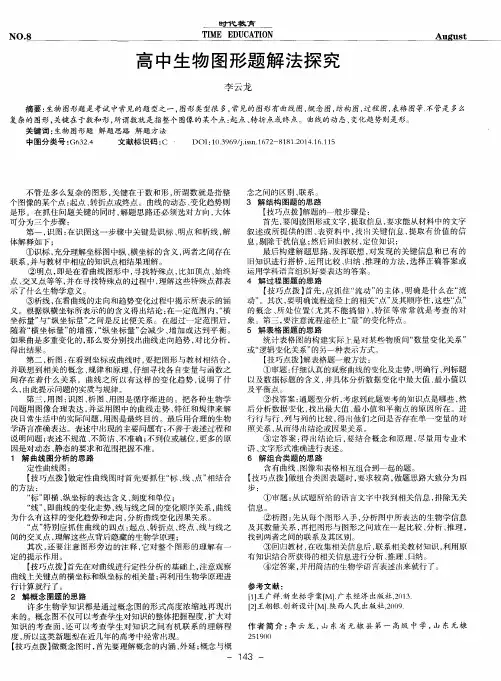 高中生物图形题解法探究