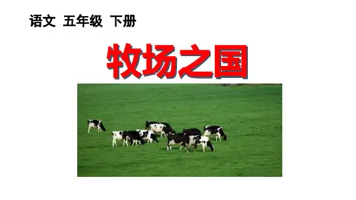 《牧场之国》ppt课件