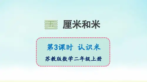 苏教版二年级上册数学认识米(课件)
