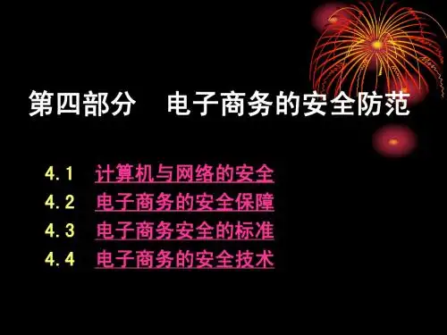 第四部分 电子商务的安全