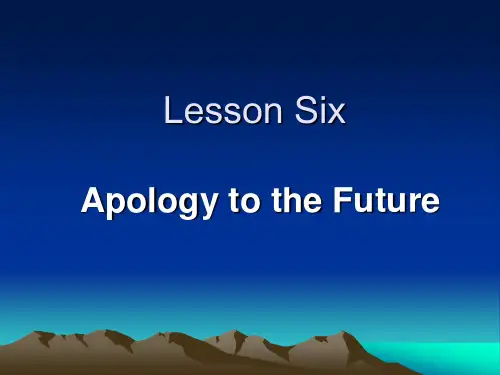 高级英语第六册Lesson Six