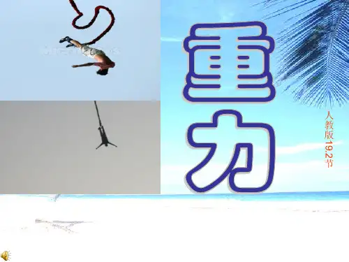 2012年初中物理   重力 弹力 摩擦力 复习PPT幻灯片