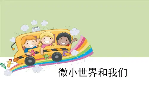 《微小世界和我们》微小世界-教科版六年级科学下册PPT课件