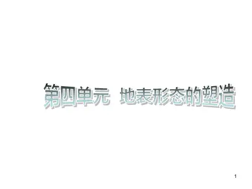 高考地理一轮复习地表形态的塑造PPT课件