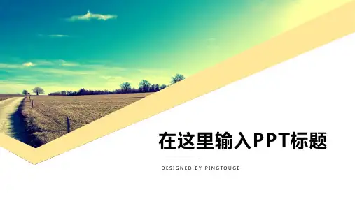 原创精美炫酷个性矢量渐变小清新项目报告ppt模板