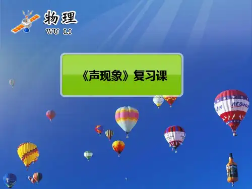 单元复习课(声现象)