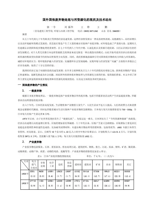 国外废弃物