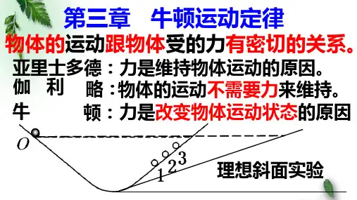 2022-2023年高考物理一轮复习 牛顿三定律  惯性参考系模型课件(重点难点易错点核心热点经典)