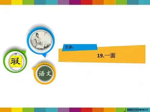 一面(精品课件)