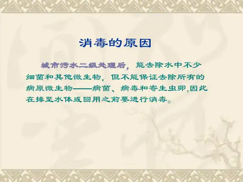 污水处理消毒