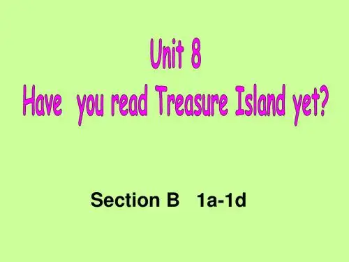 人教版八年级英语下册Unit8 Section B (1a---1d)(共17张PPT)