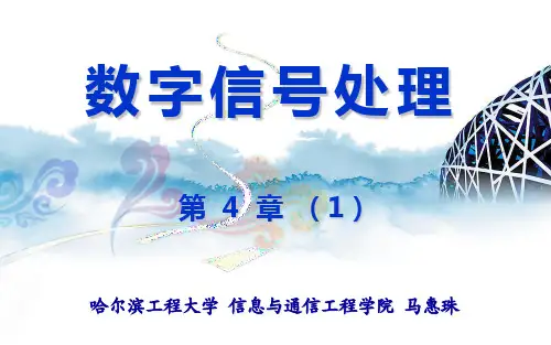 精品课程《数字信号处理》PPT课件11-文档资料