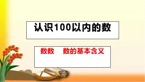 一年级下册数学课件-3.5数数数的基本含义丨苏教版13张