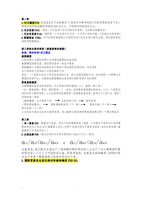 国际经济学题库(克鲁格曼版)经_2