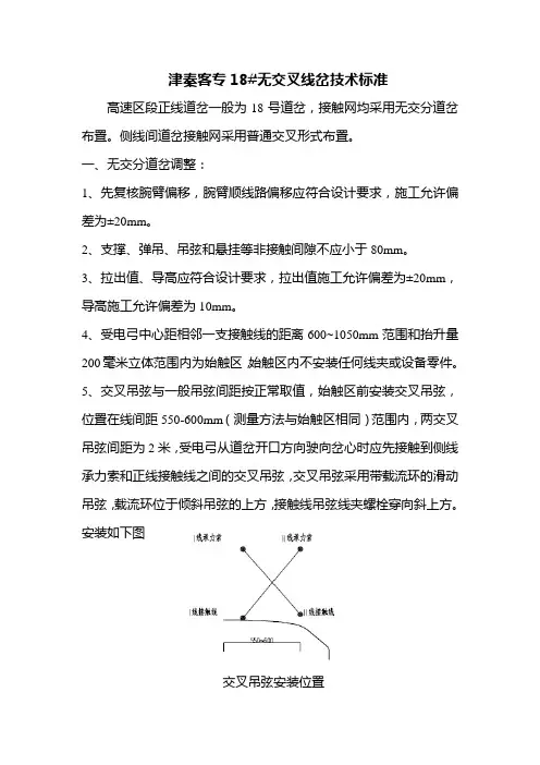 18#无交叉线岔技术标准