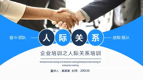 人际关系培训精品PPT