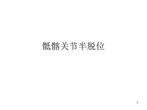 骶髂关节的矫正PPT幻灯片课件