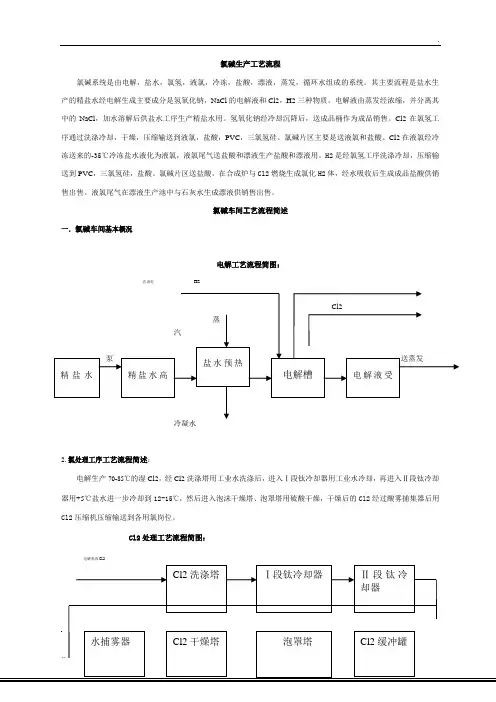 氯碱生产工艺流程 (1)
