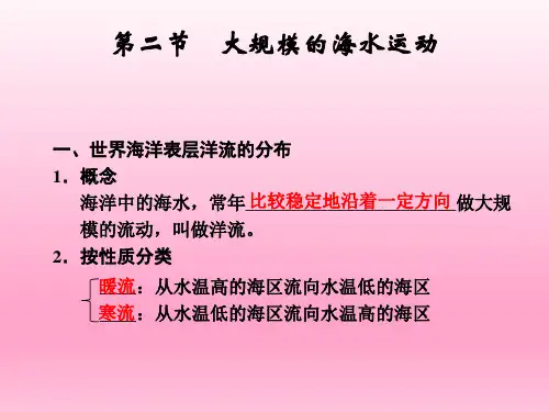 人教版高一地理必修一3.2大规模的海水运动课件 (共39张PPT)