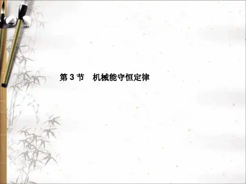 2020年高考物理总复习：机械能守恒定律