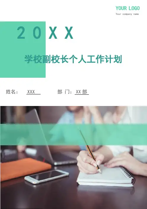 学校副校长个人工作计划(多篇)