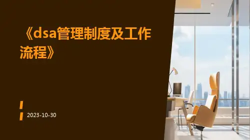 DSA管理制度及工作流程