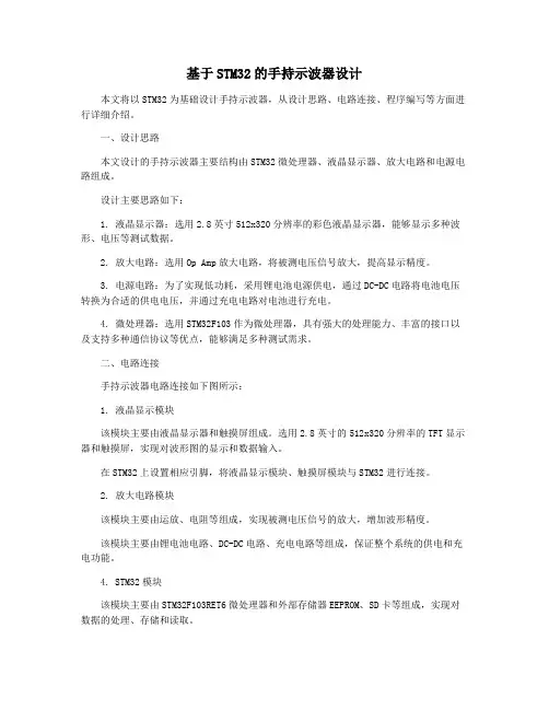 基于STM32的手持示波器设计