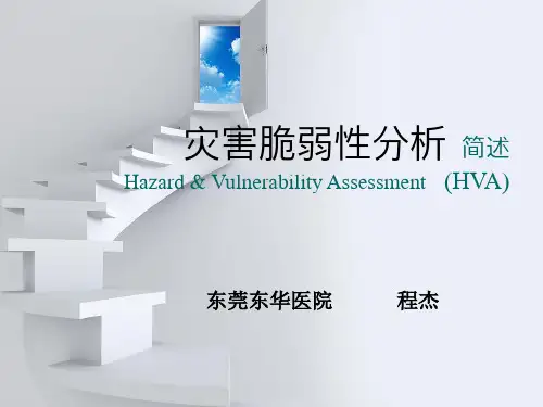 医院灾害脆弱性分析(HVA)详解