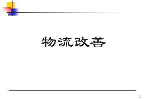 物流培训-PPT精选文档
