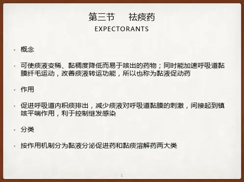 呼吸系统药PPT课件