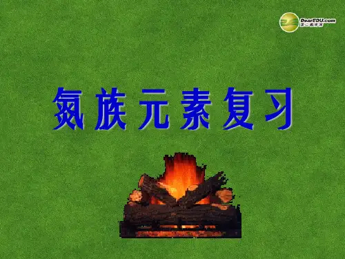 湖南省吉首市民族中学高一化学《氮族元素复习》课件