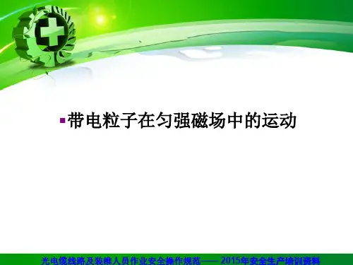 带电粒子在匀强磁场中的运动-PPT精选