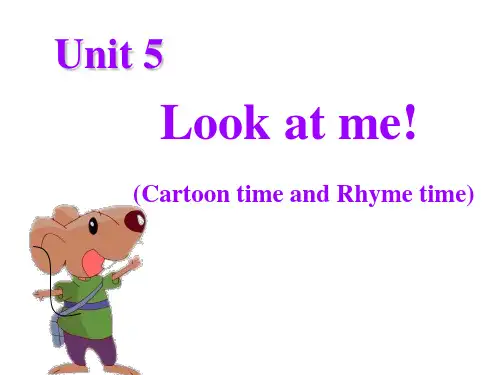 最新牛津译林版三年级英语上册(3A)Unit5 Look at me! Period2课件