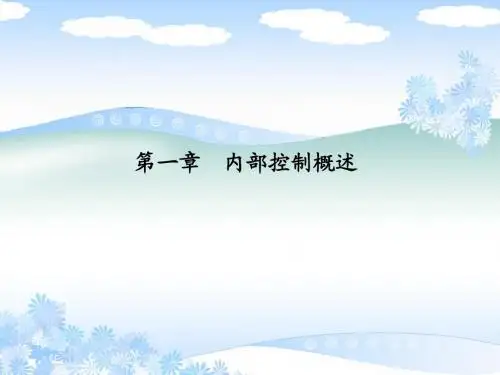 企业内部控制-第一讲