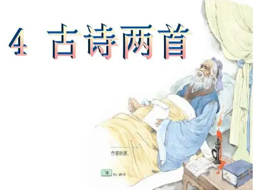 4古诗两首(示儿)