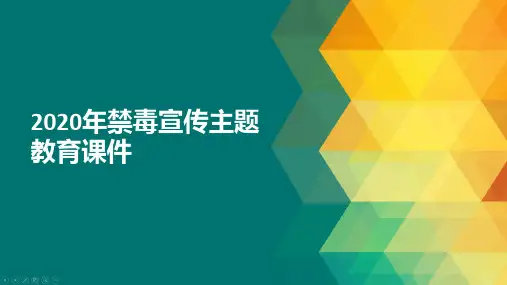 2020年禁毒宣传主题教育课件.ppt