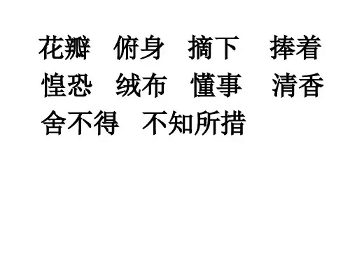 三年级语文花瓣飘香(PPT)3-2
