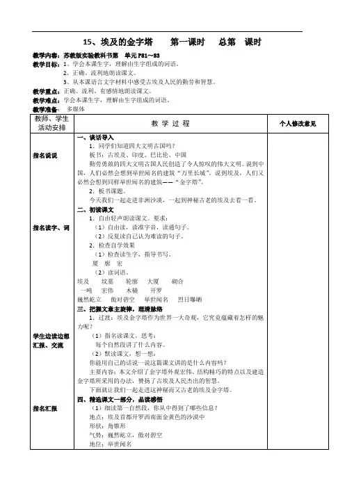 埃及的金字塔1